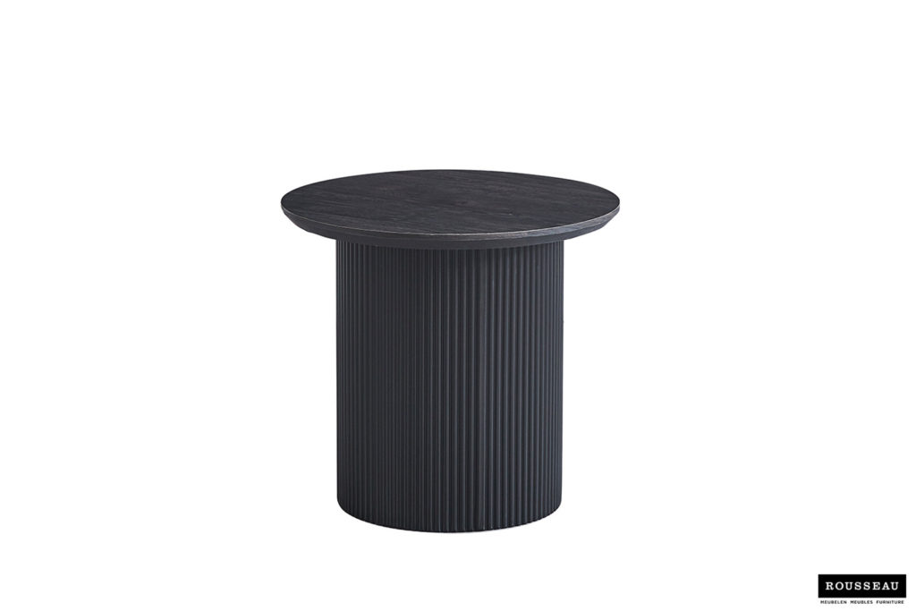 Salontafel 'Lagos' 50 cm Rond Decor Donkerbruin (2c) - Afbeelding 3