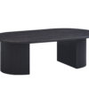 Salontafel 'Lagos' 120 cm Ovaal Decor Donkerbruin - Afbeelding 3