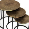 Salontafel 'Alicia' set van 3 Sun Gold - Afbeelding 3