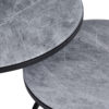 Salontafel 'Boston' Decor Glas Steen Grijs (1c) - Afbeelding 4