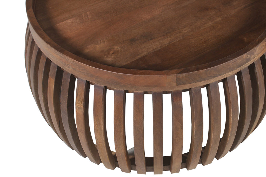 Salontafel 'Corry' 2-delige set Mango hout Lichtbruin (1c) - Afbeelding 4