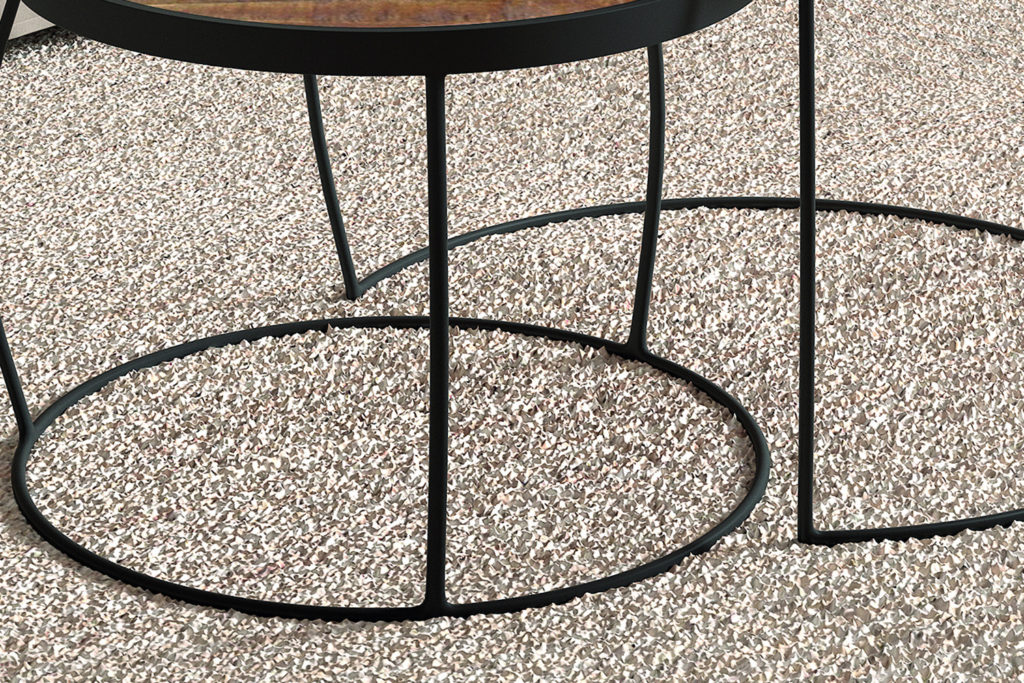 Salontafel 'Lars' 2-delig Mango hout (1c) - Afbeelding 4