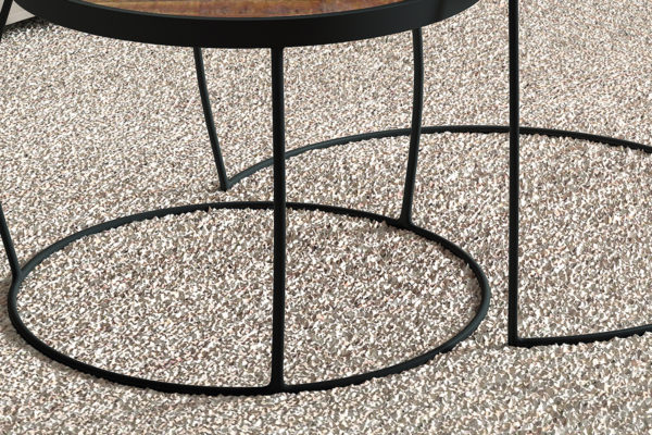 Salontafel 'Lars' 2-delig Mango hout (1c) - Afbeelding 4