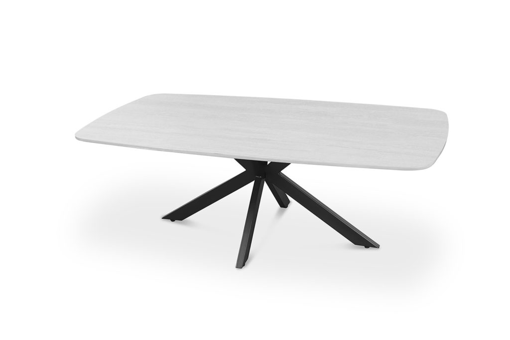 Salontafel 'Apollo' 130 cm Deens Ovaal Steen Baroque Grijs (2c) - Afbeelding 4