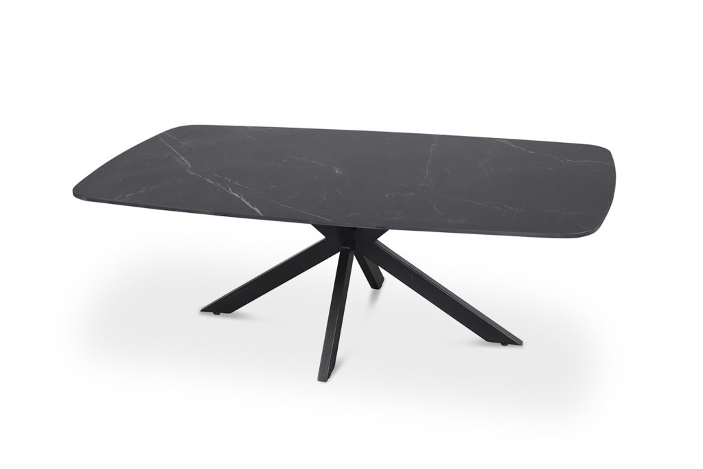 Salontafel 'Apollo' 130 cm Deens Ovaal Steen Zwart (2c) - Afbeelding 4