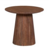 Salontafel 'Miguel' 50 cm Rond Mango hout Lichtbruin (2c) - Afbeelding 4