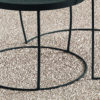Salontafel 'Lars' 2-delig Mango hout zwart (1c) - Afbeelding 4