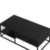 Salontafel 'Madeira' 120 cm Mango hout zwart - Afbeelding 4