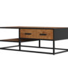 Salontafel 'Madeira' 120 cm Mangohout (1c) - Afbeelding 4