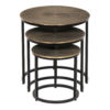 Salontafel 'Alicia' set van 3 Sun Gold - Afbeelding 4