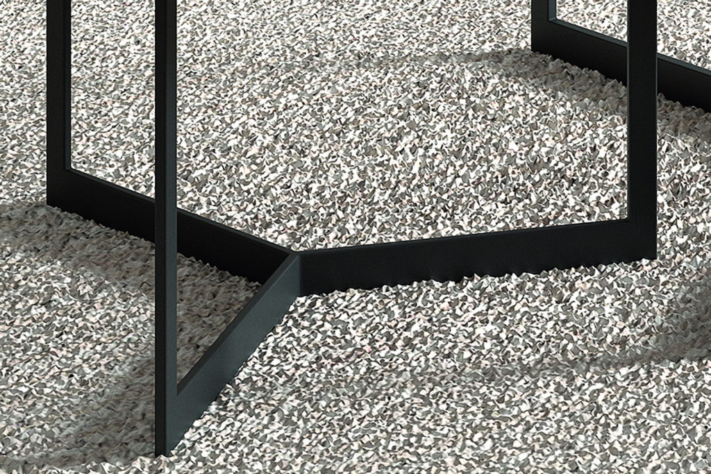 Coffee table 'Laveu' 2-piece Mango wood black (1c) - Afbeelding 4