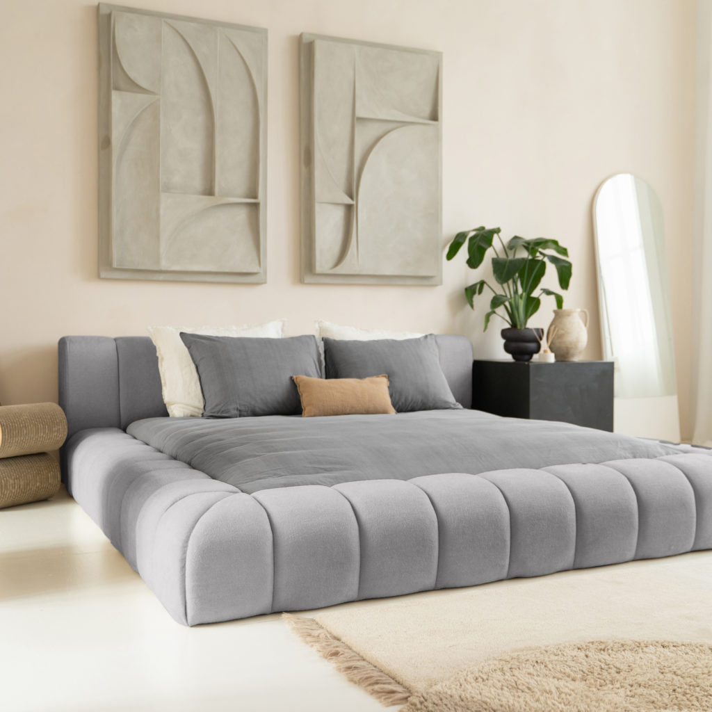 Ontwerpbed Adore Classic 160x200 Grijs - Zonder Matras - Afbeelding 4