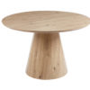 Tafel 'Tigo' 120 cm Rond Decor Oude eik - Afbeelding 4