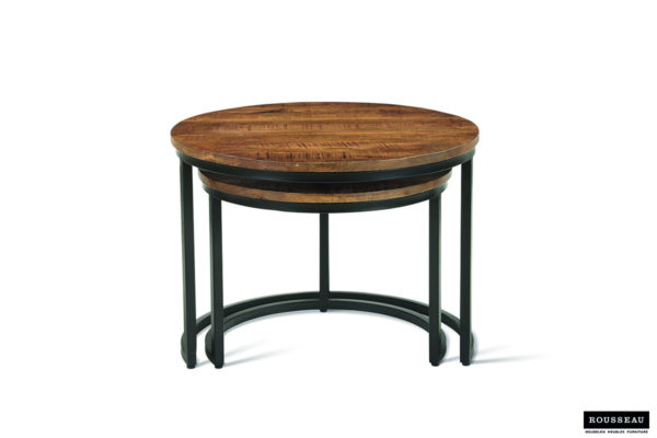Salontafel 'Goja' 2-delig Mango hout (1c) - Afbeelding 5