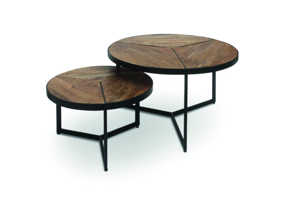 Salontafel 'Laveu' 2-delig Mango hout (1c) - Afbeelding 5
