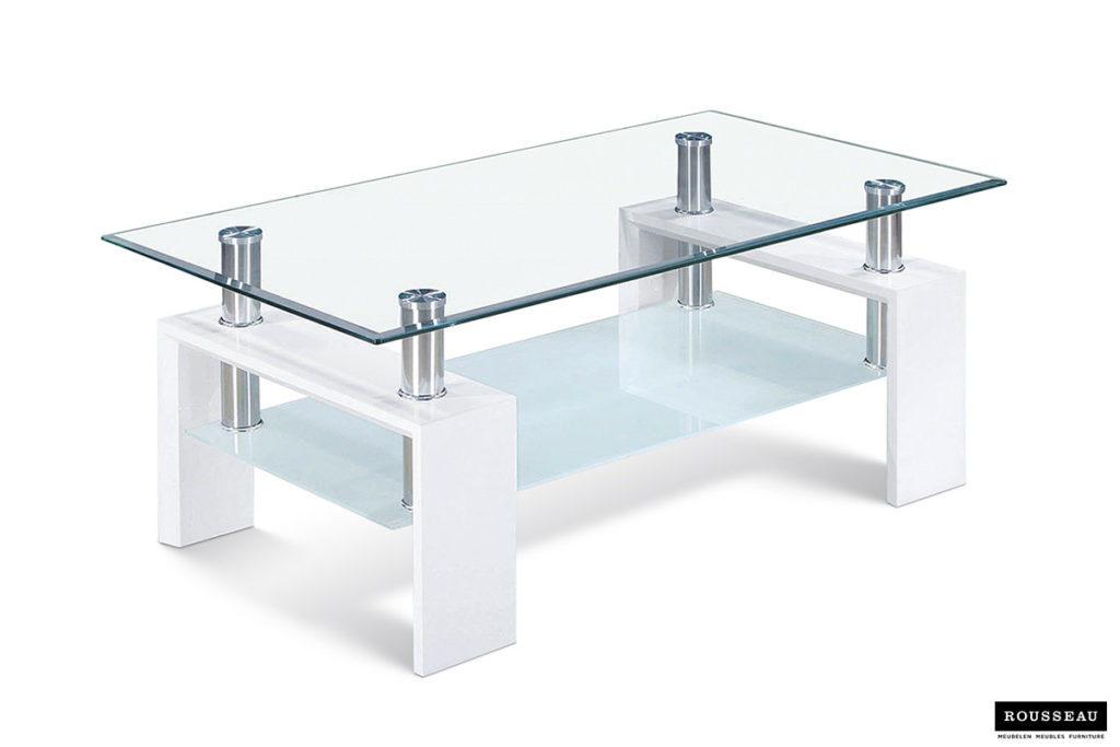 Salontafel 'Alana' Hoogglans wit (2c) - Afbeelding 5