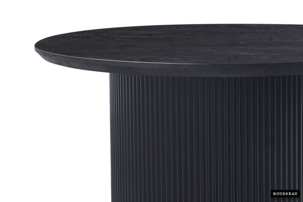 Salontafel 'Lagos' 80 cm Rond Decor Donkerbruin (2c) - Afbeelding 5