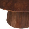 Salontafel 'Miguel' 80 cm Rond Mango hout Lichtbruin (2c) - Afbeelding 5