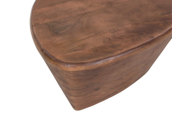 Salontafel 'Matteo' Mango hout Lichtbruin (1c) - Afbeelding 5