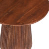 Salontafel 'Miguel' 50 cm Rond Mango hout Lichtbruin (2c) - Afbeelding 5