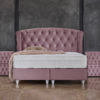 Opbergboxspring Aurora Velvet Roze 140x200 - Afbeelding 5