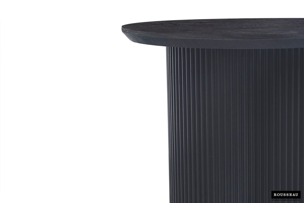 Salontafel 'Lagos' 50 cm Rond Decor Donkerbruin (2c) - Afbeelding 5