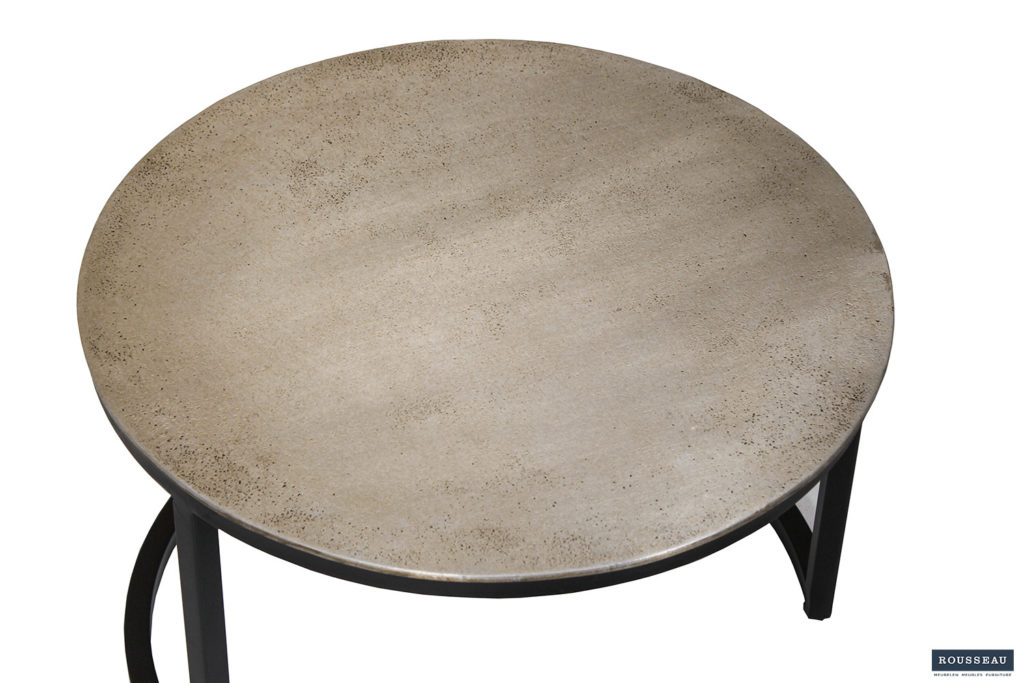 Salontafel 'Amira' 2-delig Verouderd Zilver (1c) - Afbeelding 5