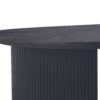 Salontafel 'Lagos' 120 cm Ovaal Decor Donkerbruin - Afbeelding 5
