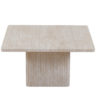 Set van 2 Salontafels 'Bobby' Decor travertin Beige - Afbeelding 5