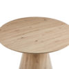 Tafel 'Tigo' 120 cm Rond Decor Oude eik - Afbeelding 5