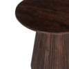 Salontafel 'Miguel' 50 cm Rond Mango hout Donkerbruin (2c) - Afbeelding 5
