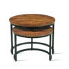 Salontafel 'Goja' 2-delig Mango hout (1c) - Afbeelding 6