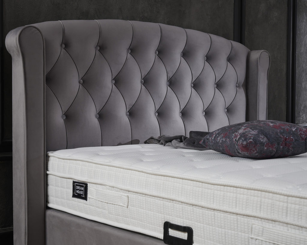 Opbergboxspring Aurora Velvet Antraciet 180x200 - Afbeelding 6