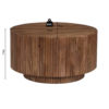 Salontafel 'Victor' Mango hout Lichtbruin (1c) - Afbeelding 6