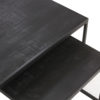Salontafel 'Quinn' 2-delig Mango hout Zwart (1c) - Afbeelding 6