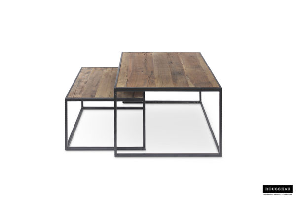 Salontafel 'Quinn' 2-delig Mango hout (1c) - Afbeelding 6