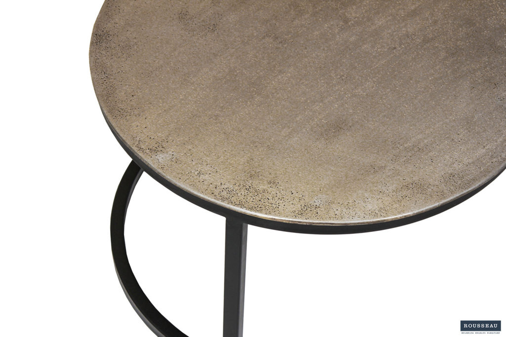 Salontafel 'Amira' 2-delig Verouderd Zilver (1c) - Afbeelding 6