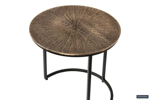 Salontafel 'Alicia' set van 3 Sun Gold - Afbeelding 6