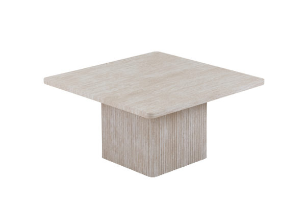 Set van 2 Salontafels 'Bobby' Decor travertin Beige - Afbeelding 6