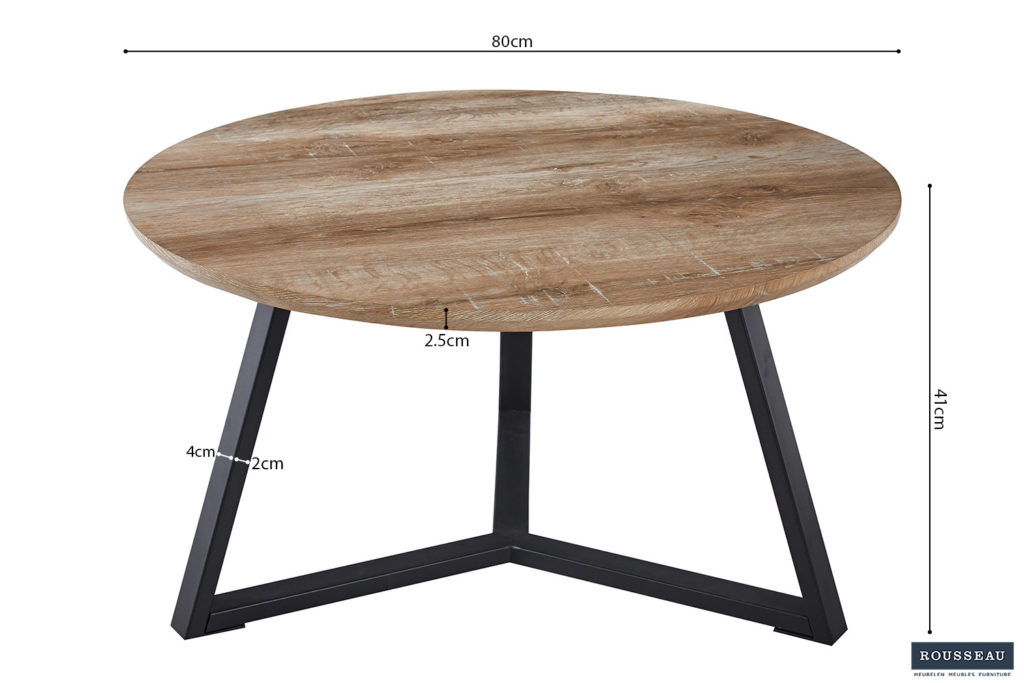 Salontafel 'Paso 1' Decor Oude Eik (1c) - Afbeelding 7