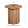 Salontafel 'Lagos' 50 cm Rond Decor Oude eik (2c) - Afbeelding 7