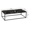 PROMO - Salontafel 'Livorno' Composiet Marmer Zwart (1c) - Afbeelding 7