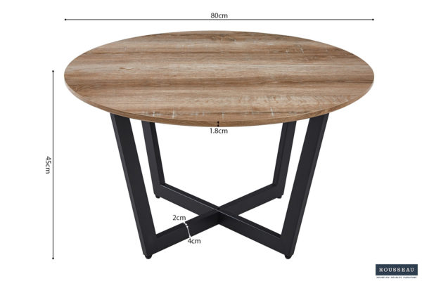 Salontafel 'Paso 3' Decor Oude Eik (1c) - Afbeelding 7