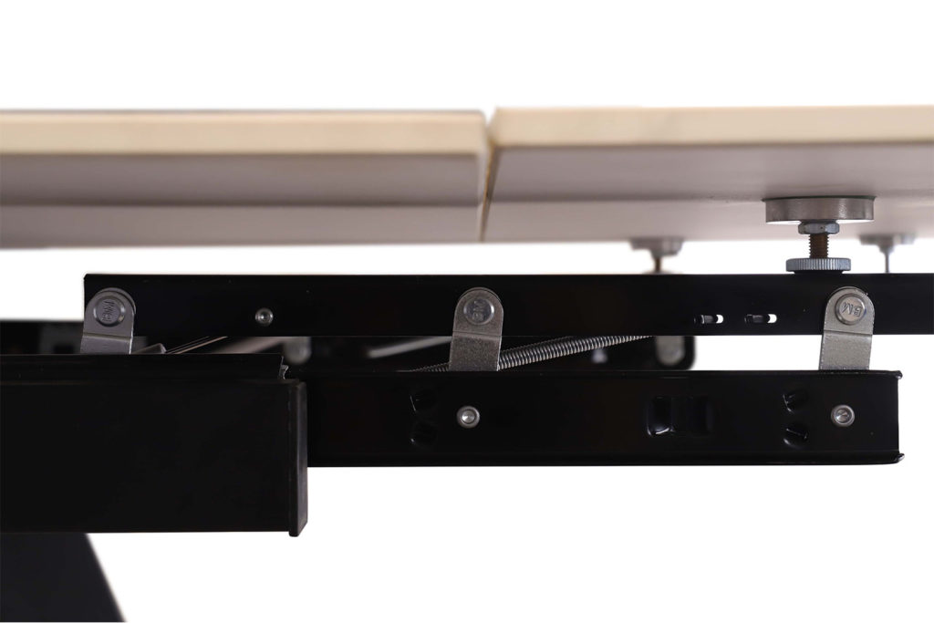 Uitschuifbare tafel 'Hera' 160-240 cm Rechthoekig Steen Wit - Afbeelding 10