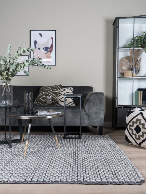 Vloerkleed Tino Antraciet 200 x 280 cm - Afbeelding 4