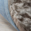 Vloerkleed Donsie Brown Rond ø160 cm - Afbeelding 4