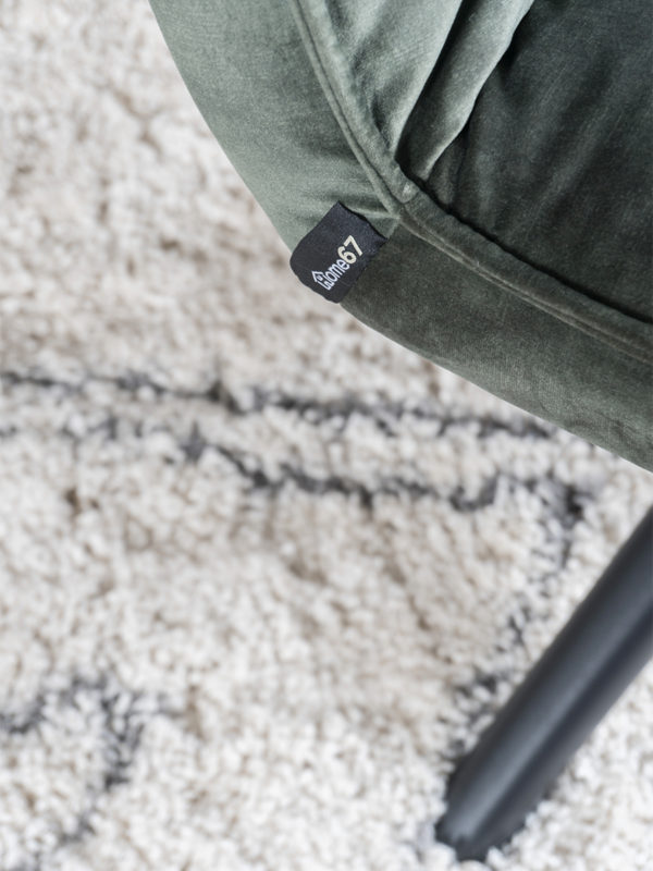 Fauteuil Dorus Adore Velvet - Army Green 29 - Afbeelding 5