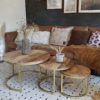 Salontafel Bart Goud - Set van 3 - Afbeelding 3
