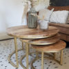 Salontafel Bart Goud - Set van 3 - Afbeelding 4