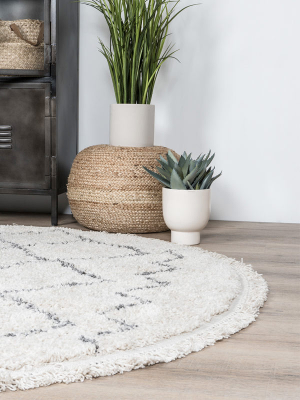 Vloerkleed Marrakesh Cream Rond ø80 cm - Afbeelding 3